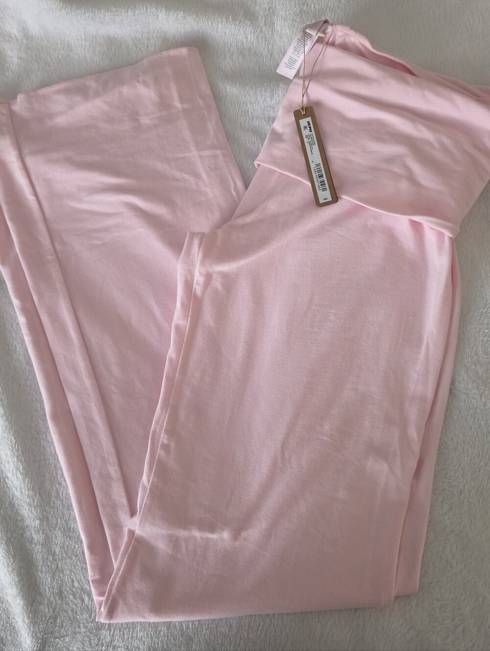 skims cotton jersey fold over pants